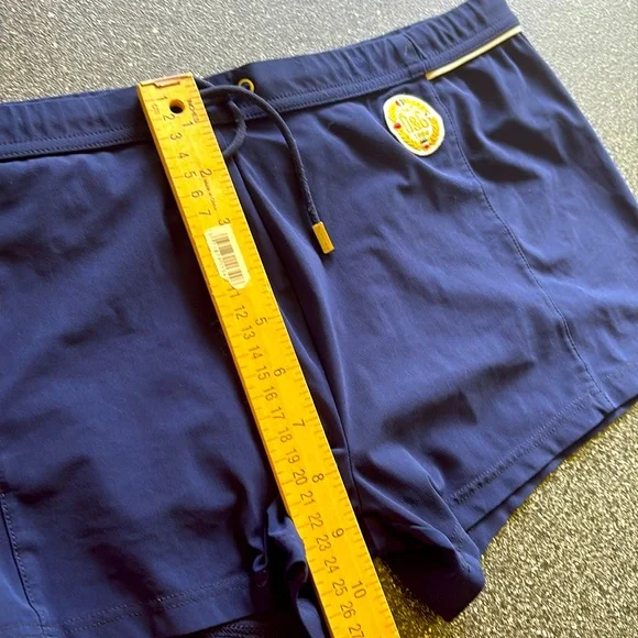 D&G Dolce & Gabbana Beachwear Blue Swim Shorts Men’s Size USA XXL Made in Italy!
